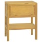 vidaXL Armario de baño madera maciza de teca 60x40x75 cm vidaXL Armario de baño madera maciza de teca 60x40x75 cm
