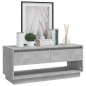 vidaXL Mueble para TV madera contrachapada gris hormigón 102x41x44 cm