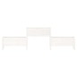 vidaXL Jardinera madera maciza de pino blanco 245,5x44x75 cm vidaXL Jardinera madera maciza de pino blanco 245,5x44x75 cm