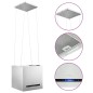 vidaXL Campana extractora colgante táctil LCD acero inoxidable 37 cm vidaXL Campana extractora colgante táctil LCD acero inoxidable 37 cm