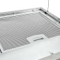 vidaXL Campana extractora colgante táctil LCD acero inoxidable 37 cm vidaXL Campana extractora colgante táctil LCD acero inoxidable 37 cm