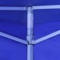 vidaXL Cenador plegable con 2 paredes azul 3x3 m vidaXL Cenador plegable con 2 paredes azul 3x3 m