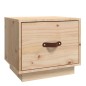 vidaXL Mesita de noche madera maciza de pino 40x34x35 cm