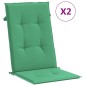 vidaXL Sillas de jardín reclinables y cojines 2 uds madera maciza teca vidaXL Sillas de jardín reclinables y cojines 2 uds madera maciza teca