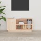 vidaXL Mueble de TV de madera maciza de pino 80x35x40,5 cm vidaXL Mueble de TV de madera maciza de pino 80x35x40,5 cm