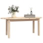 vidaXL Mesa de centro de madera maciza de pino 110x55x45 cm vidaXL Mesa de centro de madera maciza de pino 110x55x45 cm