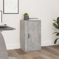 vidaXL Aparador de madera contrachapada gris hormigón 40x33x70 cm vidaXL Aparador de madera contrachapada gris hormigón 40x33x70 cm