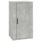 vidaXL Aparador de madera contrachapada gris hormigón 40x33x70 cm vidaXL Aparador de madera contrachapada gris hormigón 40x33x70 cm
