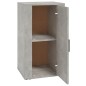 vidaXL Aparador de madera contrachapada gris hormigón 40x33x70 cm vidaXL Aparador de madera contrachapada gris hormigón 40x33x70 cm