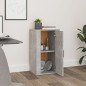 vidaXL Aparador de madera contrachapada gris hormigón 40x33x70 cm vidaXL Aparador de madera contrachapada gris hormigón 40x33x70 cm