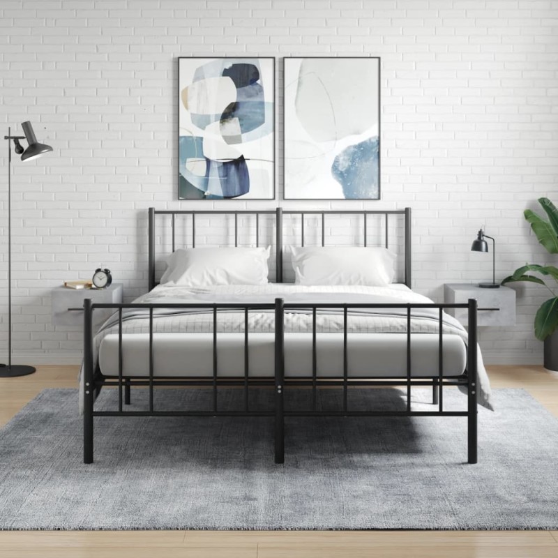 vidaXL Mesitas de noche de pared 2 uds color gris hormigón 35x35x20 cm vidaXL Mesitas de noche de pared 2 uds color gris hormigón 35x35x20 cm