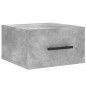 vidaXL Mesitas de noche de pared 2 uds color gris hormigón 35x35x20 cm vidaXL Mesitas de noche de pared 2 uds color gris hormigón 35x35x20 cm