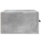 vidaXL Mesitas de noche de pared 2 uds color gris hormigón 35x35x20 cm vidaXL Mesitas de noche de pared 2 uds color gris hormigón 35x35x20 cm