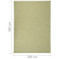 vidaXL Alfombra de exterior de tejido plano verde 200x280 cm vidaXL Alfombra de exterior de tejido plano verde 200x280 cm
