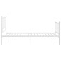 vidaXL Estructura de cama de metal blanco 100x200 cm vidaXL Estructura de cama de metal blanco 100x200 cm