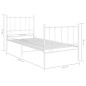 vidaXL Estructura de cama de metal blanco 100x200 cm vidaXL Estructura de cama de metal blanco 100x200 cm
