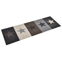 vidaXL Alfombra de cocina lavable Star 45x150 cm