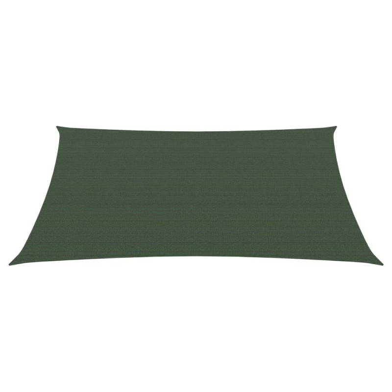 vidaXL Toldo de vela verde oscuro HDPE 160 g/m² 3/4x3 m vidaXL Toldo de vela verde oscuro HDPE 160 g/m² 3/4x3 m