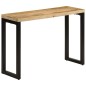 vidaXL Mesa consola madera maciza de mango rugosa 110x35x76 cm vidaXL Mesa consola madera maciza de mango rugosa 110x35x76 cm
