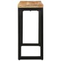 vidaXL Mesa consola madera maciza de mango rugosa 110x35x76 cm vidaXL Mesa consola madera maciza de mango rugosa 110x35x76 cm