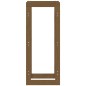 vidaXL Estante para leña madera maciza de pino marrón miel 41x25x100cm vidaXL Estante para leña madera maciza de pino marrón miel 41x25x100cm