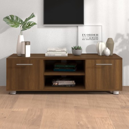 vidaXL Mueble para TV madera de ingeniería roble marrón 110x40x35 cm