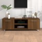vidaXL Mueble para TV madera de ingeniería roble marrón 110x40x35 cm vidaXL Mueble para TV madera de ingeniería roble marrón 110x40x35 cm