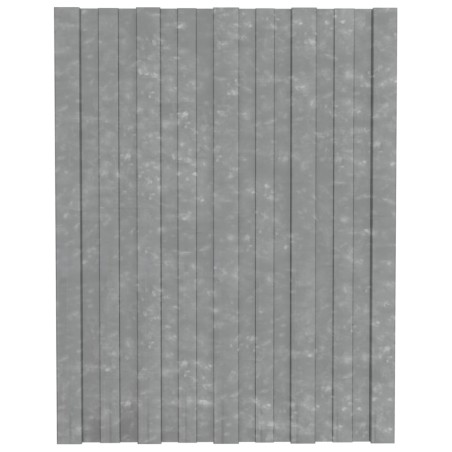vidaXL Panel para tejado acero galvanizado plata 36 unidades 60x45 cm