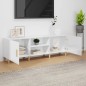 vidaXL Mueble TV madera contrachapada blanco brillante 150x30x50 cm vidaXL Mueble TV madera contrachapada blanco brillante 150x30x50 cm