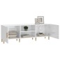 vidaXL Mueble TV madera contrachapada blanco brillante 150x30x50 cm vidaXL Mueble TV madera contrachapada blanco brillante 150x30x50 cm