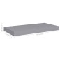 vidaXL Estantes flotantes de pared 2 uds MDF gris 50x23x3,8 cm vidaXL Estantes flotantes de pared 2 uds MDF gris 50x23x3,8 cm
