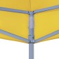 vidaXL Techo de carpa para celebraciones amarillo 2x2 m 270 g/m² vidaXL Techo de carpa para celebraciones amarillo 2x2 m 270 g/m²