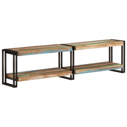 vidaXL Mueble de TV madera maciza reciclada 160x30x40 cm