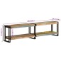 vidaXL Mueble de TV madera maciza reciclada 160x30x40 cm