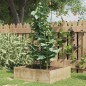 vidaXL Soportes plantas jardín con 3 anillas 5 uds acero verde 75 cm