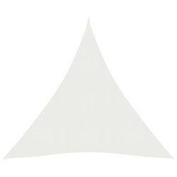 vidaXL Toldo de vela HDPE blanco 160 g/m² 3x4x4 m