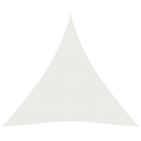 vidaXL Toldo de vela HDPE blanco 160 g/m² 3x4x4 m