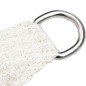 vidaXL Toldo de vela HDPE blanco 160 g/m² 3x4x4 m vidaXL Toldo de vela HDPE blanco 160 g/m² 3x4x4 m