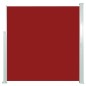 vidaXL Toldo lateral retráctil de jardín rojo 140x300 cm vidaXL Toldo lateral retráctil de jardín rojo 140x300 cm
