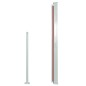 vidaXL Toldo lateral retráctil de jardín rojo 140x300 cm vidaXL Toldo lateral retráctil de jardín rojo 140x300 cm