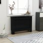 vidaXL Cubierta para radiador MDF negro 112x19x81,5 cm vidaXL Cubierta para radiador MDF negro 112x19x81,5 cm