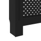 vidaXL Cubierta para radiador MDF negro 112x19x81,5 cm vidaXL Cubierta para radiador MDF negro 112x19x81,5 cm