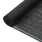 vidaXL Toldo para pista de tenis HDPE 1,2x25 m negro vidaXL Toldo para pista de tenis HDPE 1,2x25 m negro