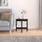 vidaXL Mesa de centro de madera maciza de pino negro Ø42,5x45 cm vidaXL Mesa de centro de madera maciza de pino negro Ø42,5x45 cm