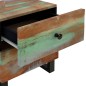 vidaXL Mesitas de noche 2 uds de madera maciza reciclada 40x33x46 cm