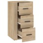 vidaXL Aparador madera contrachapada color roble Sonoma 40x33x70 cm vidaXL Aparador madera contrachapada color roble Sonoma 40x33x70 cm