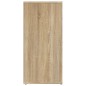 vidaXL Aparador madera contrachapada color roble Sonoma 40x33x70 cm vidaXL Aparador madera contrachapada color roble Sonoma 40x33x70 cm