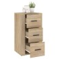 vidaXL Aparador madera contrachapada color roble Sonoma 40x33x70 cm vidaXL Aparador madera contrachapada color roble Sonoma 40x33x70 cm
