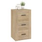 vidaXL Aparador madera contrachapada color roble Sonoma 40x33x70 cm vidaXL Aparador madera contrachapada color roble Sonoma 40x33x70 cm