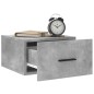 vidaXL Mesitas de noche de pared 2 uds color gris hormigón 35x35x20 cm vidaXL Mesitas de noche de pared 2 uds color gris hormigón 35x35x20 cm